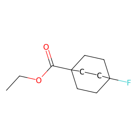 ethyl 4-fluorobicyclo[2.2.2]octane-1-carboxylate结构式