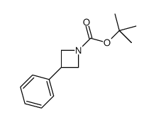 tert-butyl 3-phenylazetidine-1-carboxylate structure