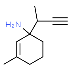 2-Cyclohexen-1-amine,3-methyl-1-(1-methyl-2-propynyl)- (9CI)结构式