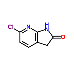 6-氯-1h-吡咯并[2,3-b]吡啶-2(3h)-酮结构式