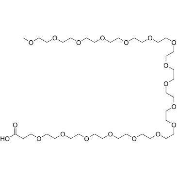 m-PEG17-acid structure