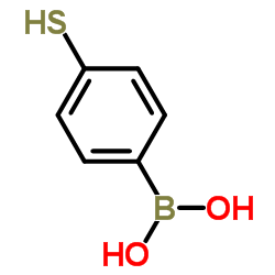 4-Mercaptophenylboronic acid structure