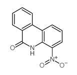 6(5H)-Phenanthridinone,4-nitro-结构式