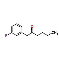 1-(3-Fluorophenyl)-2-hexanone结构式