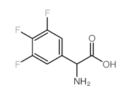 2-氨基-2-(3, 4, 5-三氟苯基)乙酸结构式