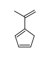 1-(1-methylethenyl)-1,3-cyclopentadiene Structure