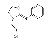 2-(phenylimino)oxazolidine-3-ethanol Structure