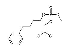 2,2-dichloroethenyl methyl 4-phenylbutyl phosphate Structure