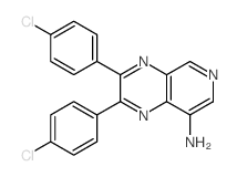 Pyrido[3,4-b]pyrazin-8-amine,2,3-bis(4-chlorophenyl)- picture