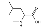 (R)-4-甲基-2-(甲基氨基)戊酸结构式