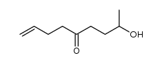 8-hydroxynon-1-en-5-one结构式