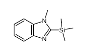 1-methyl-2-trimethylsilanyl-1H-benzoimidazole结构式