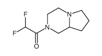 Pyrrolo[1,2-a]pyrazine, 2-(difluoroacetyl)octahydro- (9CI) Structure