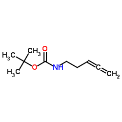 Carbamic acid, 3,4-pentadienyl-, 1,1-dimethylethyl ester (9CI) Structure