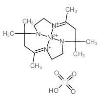 5,5,7,12,12,14-hexamethyl-1,8-diaza-4,11-diazanidacyclotetradeca-7,14-diene,nickel(2+),perchloric acid Structure