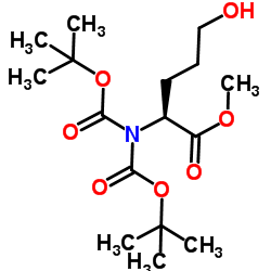 (2S)-2-[双[(2-甲基丙-2-基)氧羰基]氨基]-5-羟基戊酸甲酯图片