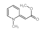 Acetic acid, (1-methyl-2(1H)-pyridinylidene)-, methyl ester picture