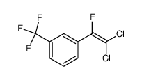 β,β-dichloro-α-fluoro-3-trifluoromethyl-styrene结构式