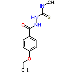 2-(4-Ethoxybenzoyl)-N-methylhydrazinecarbothioamide structure