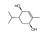 (3R,4R,6S)-3,6-dihydroxymenth-1-ene Structure