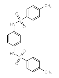 N,N′-1,4-PHENYLENEBIS(4-METHYLBENZENE-SULFONAMIDE) Structure