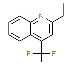 Quinoline, 2-ethyl-4-(trifluoromethyl)- (9CI)结构式