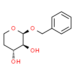 ba-D-threo-Pentopyranoside, phenylmethyl 4-deoxy- (9CI) structure