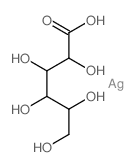 Galactonic acid, silver(1+) salt, L- (8CI)结构式