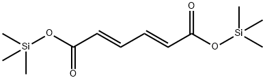 (2E,4E)-2,4-Hexadienedioic acid bis(trimethylsilyl) ester结构式