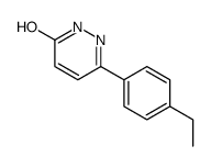 3-(4-ethylphenyl)-1H-pyridazin-6-one结构式