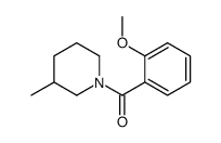 Piperidine, 1-(2-methoxybenzoyl)-3-methyl- (9CI) structure