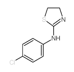 N-(4-chlorophenyl)-4,5-dihydro-1,3-thiazol-2-amine Structure