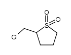 2-(chloromethyl)tetrahydrothiophene 1,1-dioxide Structure