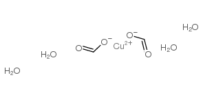 COPPER(II) FORMATE TETRAHYDRATE Structure