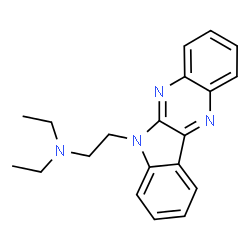 N,N-diethyl-2-(6H-indolo[2,3-b]quinoxalin-6-yl)ethan-1-amine Structure