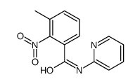 Benzamide, 3-methyl-2-nitro-N-2-pyridinyl- (9CI) structure