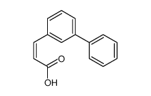 3-([1,1-联苯]-3-基)丙烯酸结构式