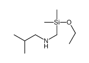 N-[[ethoxy(dimethyl)silyl]methyl]-2-methylpropan-1-amine结构式