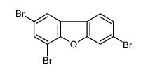 2,4,7-tribromodibenzofuran Structure