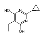 2-cyclopropyl-5-ethyl-4,6-pyrimidinediol Structure