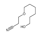 3-(6-hydroxyhexoxy)propanenitrile结构式