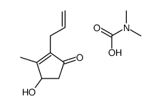 2-Allyl-3-methyl-4-(dimethylaminocarbonyloxy)-2-cyclopenten-1-one Structure