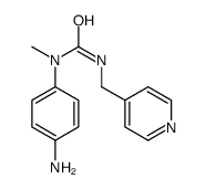 1-(4-aminophenyl)-1-methyl-3-(pyridin-4-ylmethyl)urea结构式