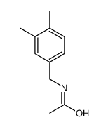 N-[(3,4-dimethylphenyl)methyl]acetamide结构式