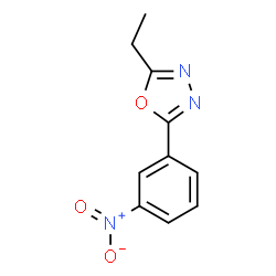 1,3,4-Oxadiazole,2-ethyl-5-(3-nitrophenyl)-(9CI) structure