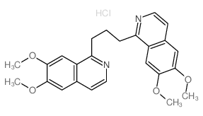 1-[3-(6,7-dimethoxyisoquinolin-1-yl)propyl]-6,7-dimethoxy-isoquinoline structure