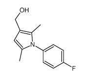 1-(4-FLUOROPHENYL)-2,5-DIMETHYL-1H-PYRROLE-3-METHANOL structure