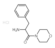 2-Amino-1-(4-morpholinyl)-3-phenyl-1-propanone hydrochloride Structure