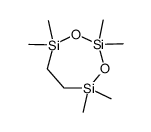 2,2,4,4,7,7-hexamethyl-1,3-dioxa-2,4,7-trisilacycloheptane结构式