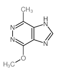 2-methoxy-5-methyl-3,4,7,9-tetrazabicyclo[4.3.0]nona-1,3,5,7-tetraene structure